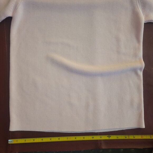 Pineapple 100% Silk Pale Pink Knitted Top - Picture 8 of 10